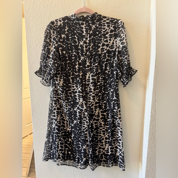 DKNY Animal Print dress Leopard knee length - Picture 3 of 6